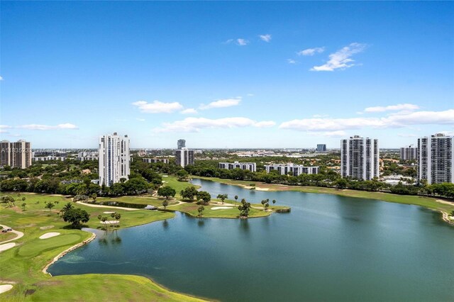 20000 E Country Club Dr Unit Ts02, Aventura, FL 33180 - view of urban area with a golf club and a large body of water