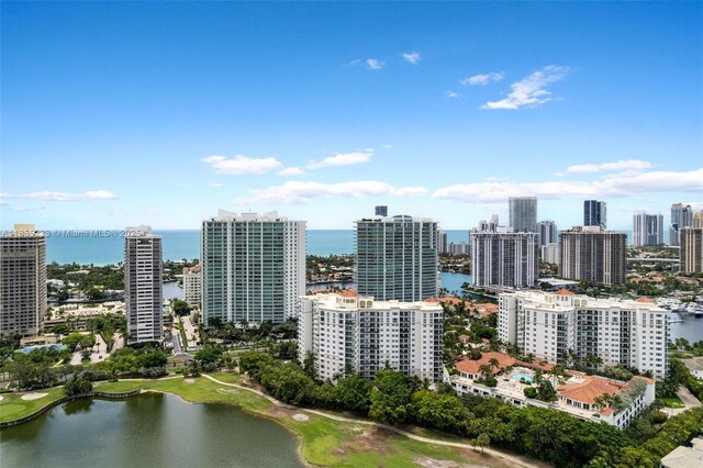 20000 E Country Club Dr Unit Ts02, Aventura, FL 33180 - aerial view of a nearby body of water and city skyline