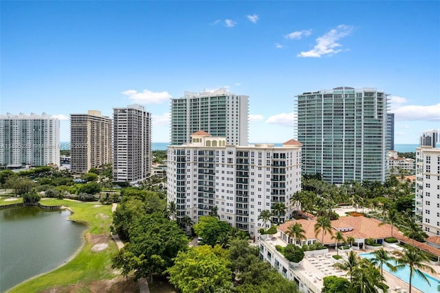 20000 E Country Club Dr Unit Ts02, Aventura, FL 33180 - view of property with a water view and a city view