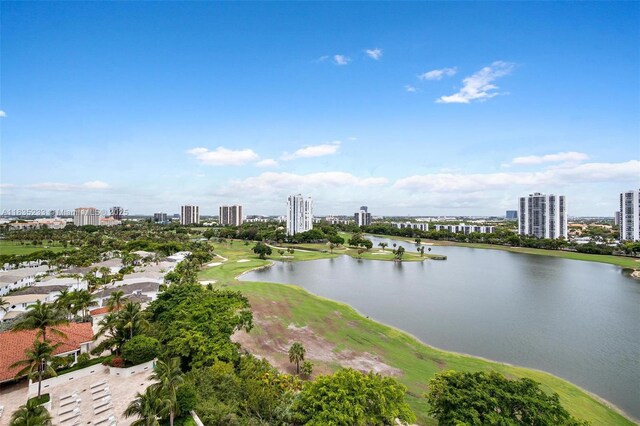 20000 E Country Club Dr Unit Ts02, Aventura, FL 33180 - view of urban area with a large body of water and a local golf course