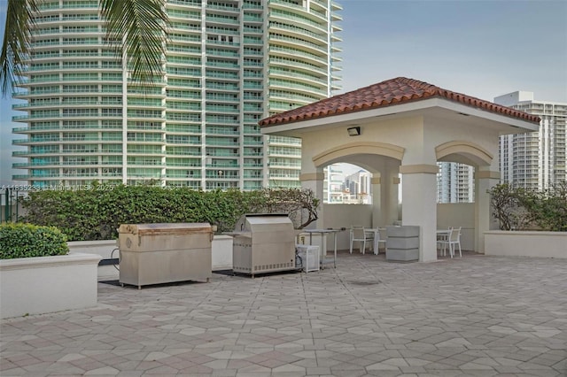 20000 E Country Club Dr Unit Ts02, Aventura, FL 33180 - view of patio with grilling area