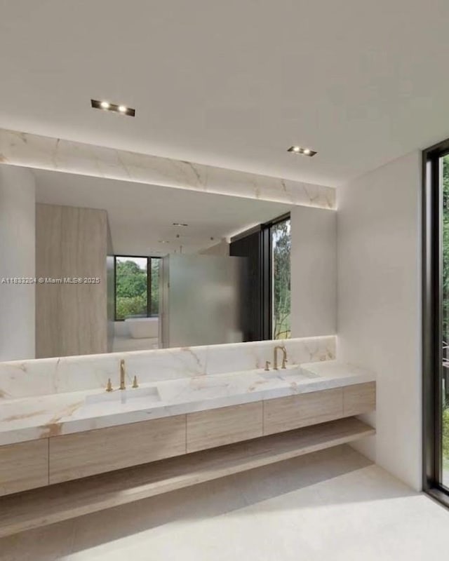 4050 Loquat Ave, Coconut Grove, FL 33133 - full bathroom with double vanity