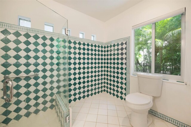 4050 Loquat Ave, Coconut Grove, FL 33133 - full bathroom with tile patterned floors and a tile shower