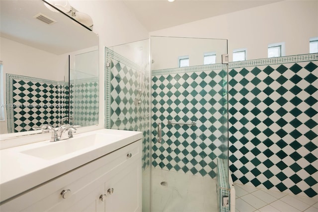 4050 Loquat Ave, Coconut Grove, FL 33133 - bathroom featuring vanity and a tile shower