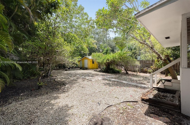 4050 Loquat Ave, Coconut Grove, FL 33133 - view of yard with a shed