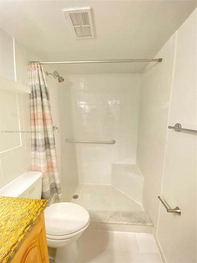 6900 N Kendall Dr Unit A102, Pinecrest, FL 33156 - full bath featuring a tile shower, vanity, and tile patterned flooring