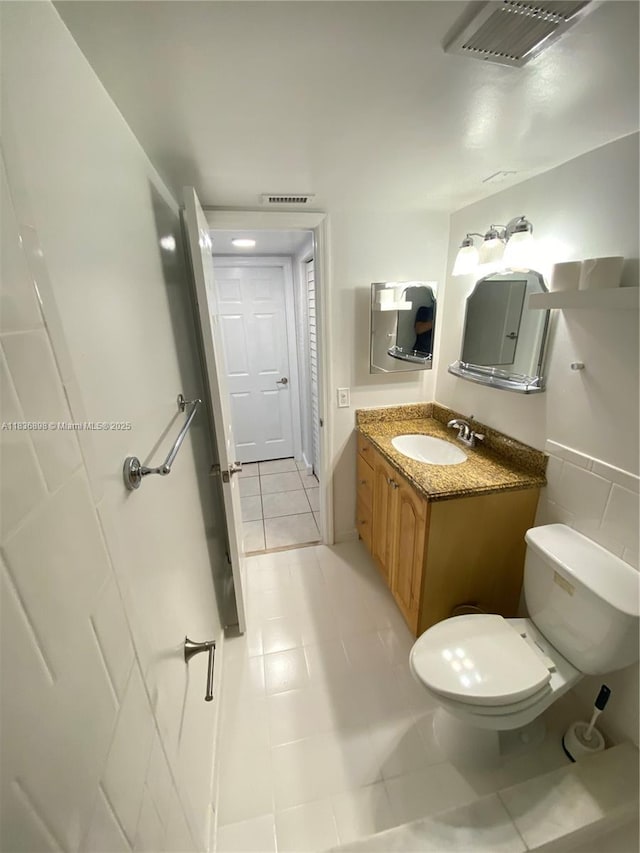 6900 N Kendall Dr Unit A102, Pinecrest, FL 33156 - half bathroom featuring vanity and tile patterned flooring