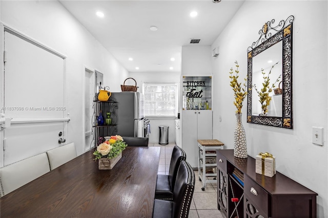825 Jefferson Ave Unit 4, Miami Beach, FL 33139 - dining space featuring light tile patterned floors and recessed lighting