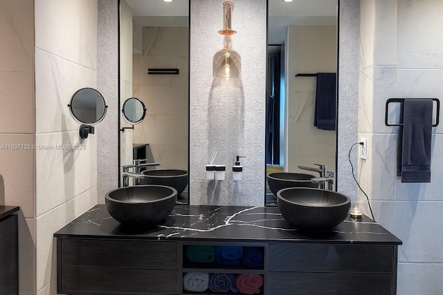 20379 W Country Club Dr Unit 2333, Aventura, FL 33180 - full bathroom featuring double vanity