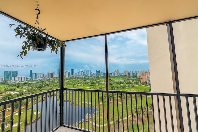 20379 W Country Club Dr Unit 2333, Aventura, FL 33180 - balcony with a view of skyline