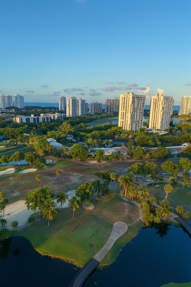 20379 W Country Club Dr Unit 2333, Aventura, FL 33180 - view of urban area featuring a large body of water and a golf course