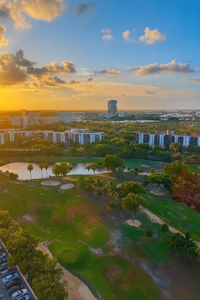 20379 W Country Club Dr Unit 2333, Aventura, FL 33180 - aerial overview of property's location with a large body of water and a local golf course