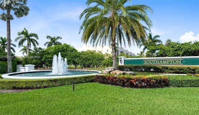7611 Southampton Ter Unit 102, Tamarac, FL 33321 - community / neighborhood sign featuring a lawn