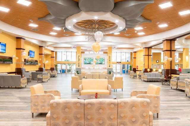 7611 Southampton Ter Unit 102, Tamarac, FL 33321 - lobby featuring a paneled ceiling