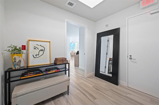 851 NE 1st Ave Unit 2809, Miami, FL 33132 - entrance foyer with light wood finished floors and baseboards