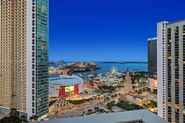 851 NE 1st Ave Unit 2809, Miami, FL 33132 - water view featuring nearby urban area