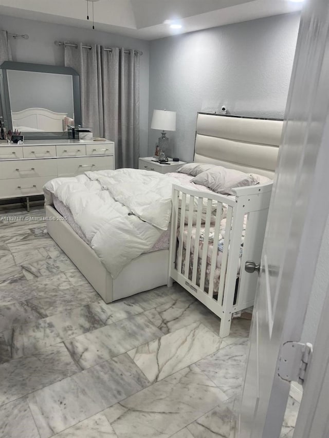4301 SW 160th Ave Unit 215, Miramar, FL 33027 - bedroom with light marble finish floors