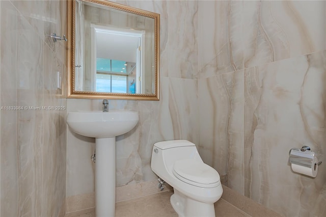 18101 Collins Ave Unit Ph5104, Sunny Isles Beach, FL 33160 - bathroom featuring toilet and tile patterned flooring