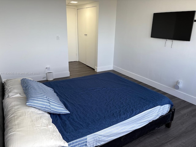 3589 S Ocean Blvd Unit 914, South Palm Beach, FL 33480 - bedroom with wood finished floors