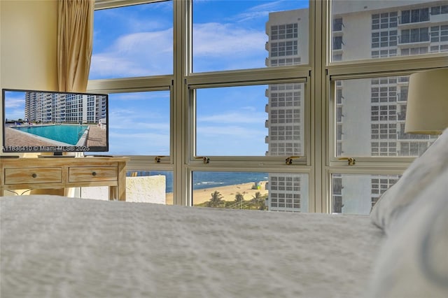531 N Ocean Blvd Unit 1108, Pompano Beach, FL 33062 - bedroom featuring a water view