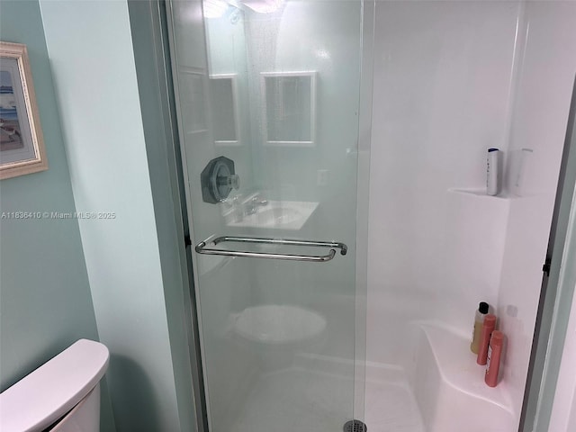 531 N Ocean Blvd Unit 1108, Pompano Beach, FL 33062 - bathroom with toilet and a shower stall