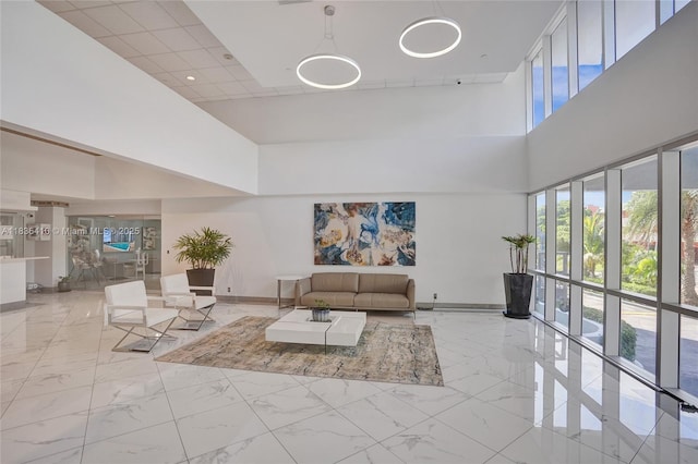 531 N Ocean Blvd Unit 1108, Pompano Beach, FL 33062 - building lobby with a towering ceiling
