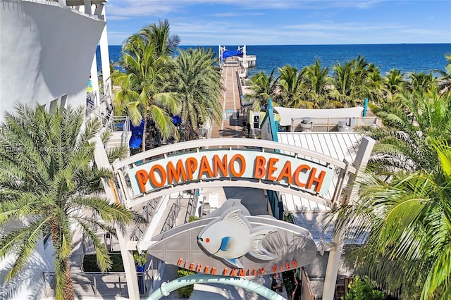 531 N Ocean Blvd Unit 1108, Pompano Beach, FL 33062 - community sign with a water view