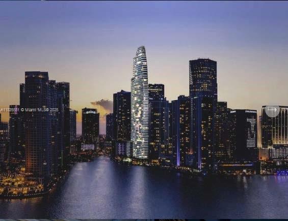300 Biscayne Boulevard Way Unit 2703, Miami, FL 33131 - skyline view with a large body of water