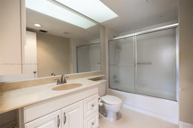 1000 SW 128th Ter Unit 312V, Pembroke Pines, FL 33027 - full bath featuring vanity, bath / shower combo with glass door, and tile patterned flooring