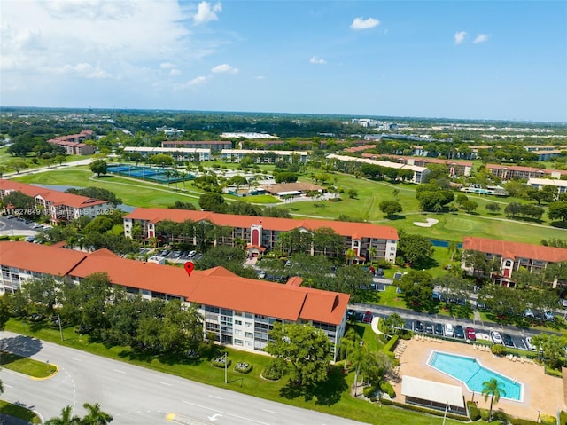 1000 SW 128th Ter Unit 312V, Pembroke Pines, FL 33027 - bird's eye view of apartment complex and a golf course