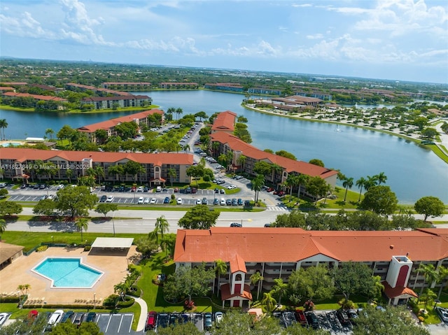 1000 SW 128th Ter Unit 312V, Pembroke Pines, FL 33027 - aerial view of a large body of water and a pool