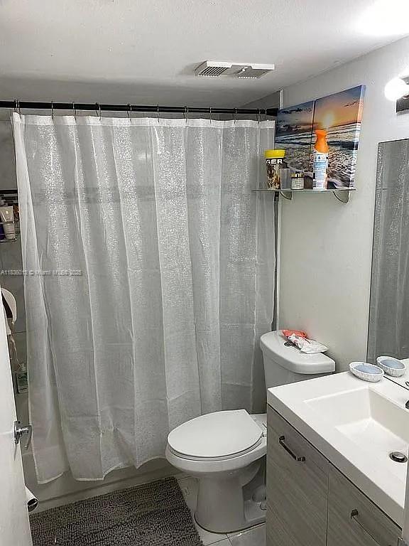 800 N Miami Ave Unit E-707, Miami, FL 33136 - bathroom featuring vanity and tile patterned flooring