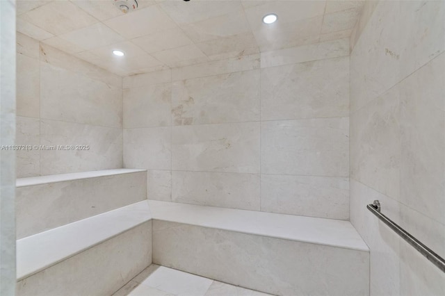 1643 Brickell Ave Unit 1406, Miami, FL 33129 - relaxing sauna featuring recessed lighting