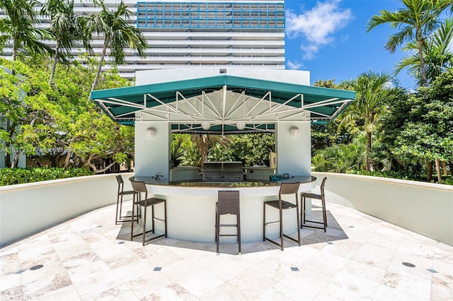 1643 Brickell Ave Unit 1406, Miami, FL 33129 - view of patio with area for grilling