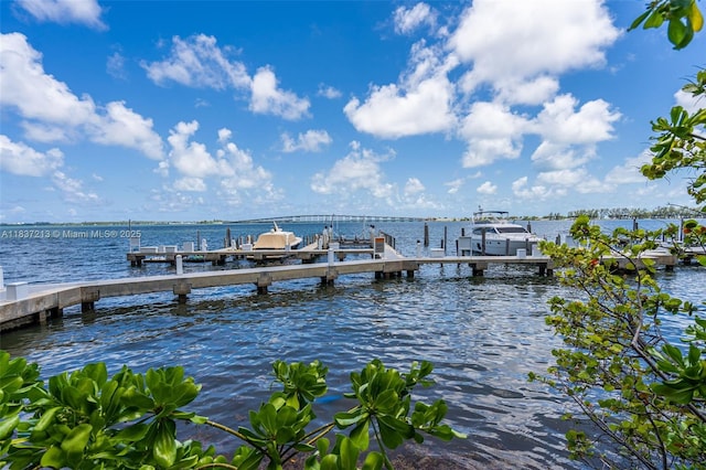 1643 Brickell Ave Unit 1406, Miami, FL 33129 - dock with a water view and boat lift