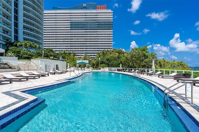 1643 Brickell Ave Unit 1406, Miami, FL 33129 - community pool featuring a patio