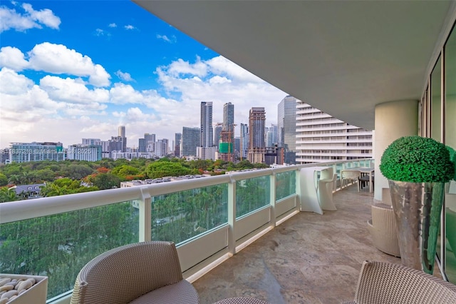 1643 Brickell Ave Unit 1406, Miami, FL 33129 - balcony with a view of skyline