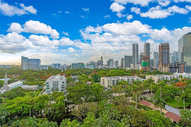 1643 Brickell Ave Unit 1406, Miami, FL 33129 - view of city skyline featuring a tree filled landscape