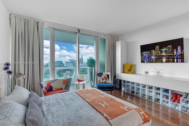 1643 Brickell Ave Unit 1406, Miami, FL 33129 - bedroom featuring wood finished floors