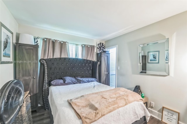 3201 NW 4th Ter Unit 80, Pompano Beach, FL 33064 - bedroom with wood finished floors