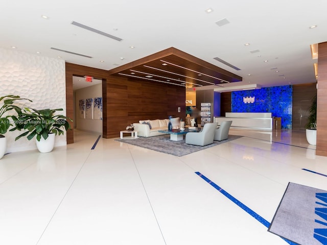300 Sunny Isles Blvd Unit 5-1605, Sunny Isles Beach, FL 33160 - community lobby featuring wooden walls