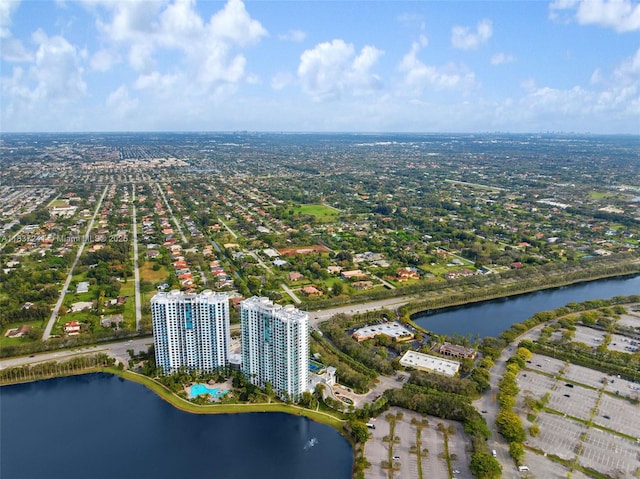2681 N Flamingo Rd Unit 2508S, Sunrise, FL 33323 - bird's eye view of a large body of water