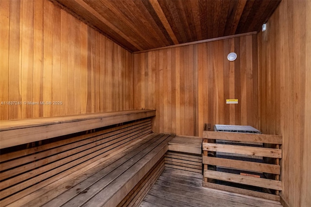 2681 N Flamingo Rd Unit 2508S, Sunrise, FL 33323 - relaxing sauna featuring wood ceiling and wood walls