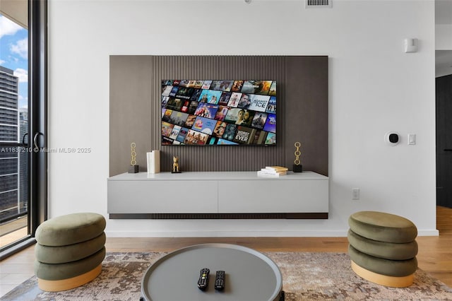 398 NE 5th St Unit 3219, Miami, FL 33132 - detailed view of wood finished floors