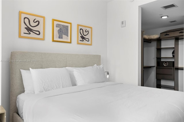 398 NE 5th St Unit 3219, Miami, FL 33132 - bedroom with recessed lighting