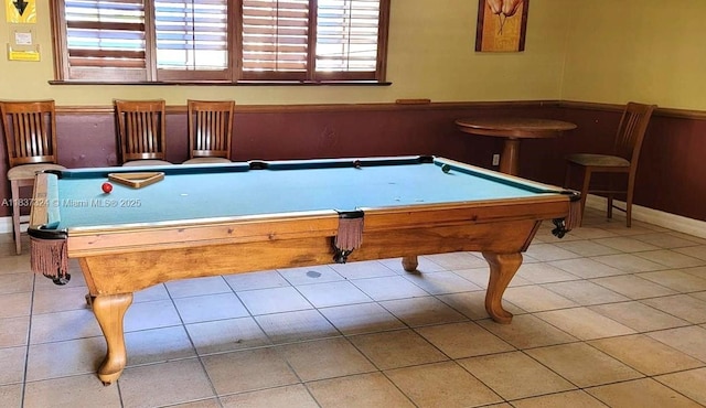 2600 S University Dr Unit 307, Davie, FL 33328 - rec room with billiards, plenty of natural light, and tile patterned flooring
