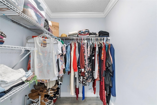 8821 NW 38th Dr Unit 103A, Coral Springs, FL 33065 - spacious closet featuring wood finish floors