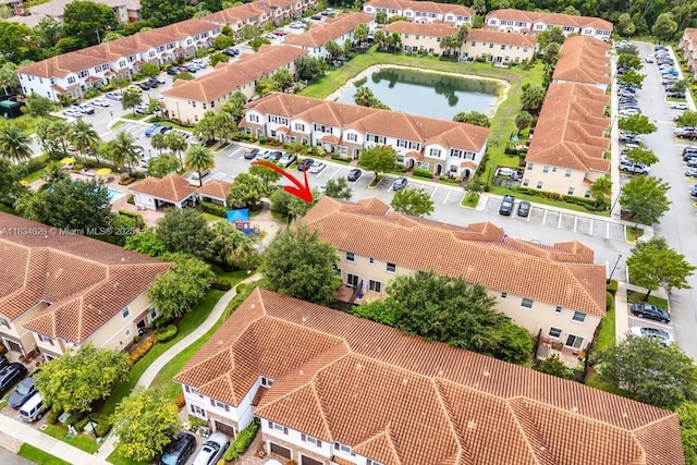 4326 Braxton Ave, West Palm Beach, FL 33417 - aerial perspective of suburban area with a large body of water