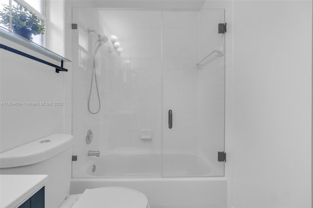 16410 Sapphire Bnd, Weston, FL 33331 - full bathroom featuring vanity and bath / shower combo with glass door