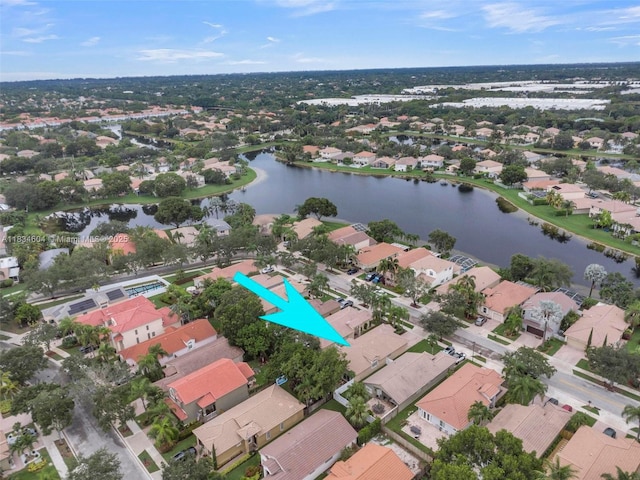 16410 Sapphire Bnd, Weston, FL 33331 - aerial view of property and surrounding area with nearby suburban area and a nearby body of water